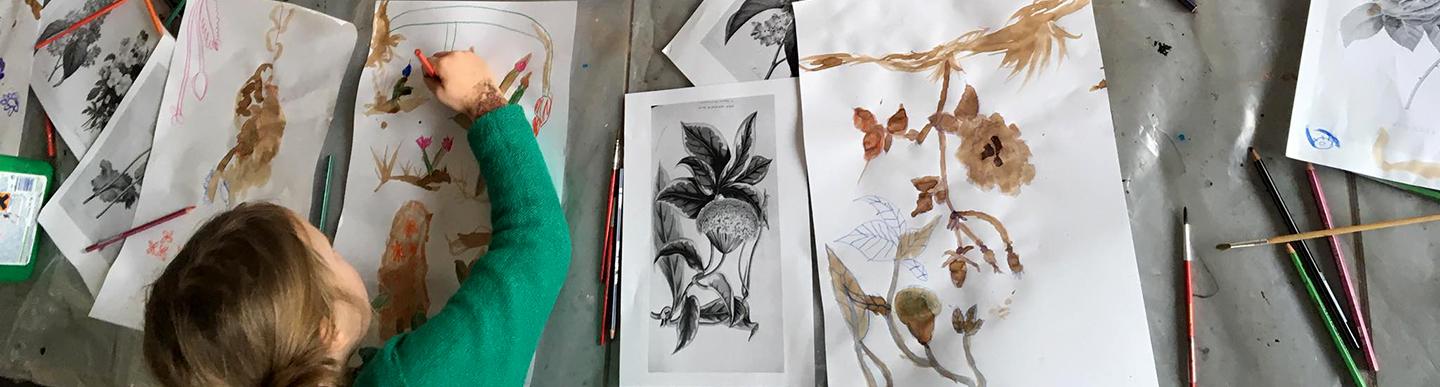 Banner atelier kinderen